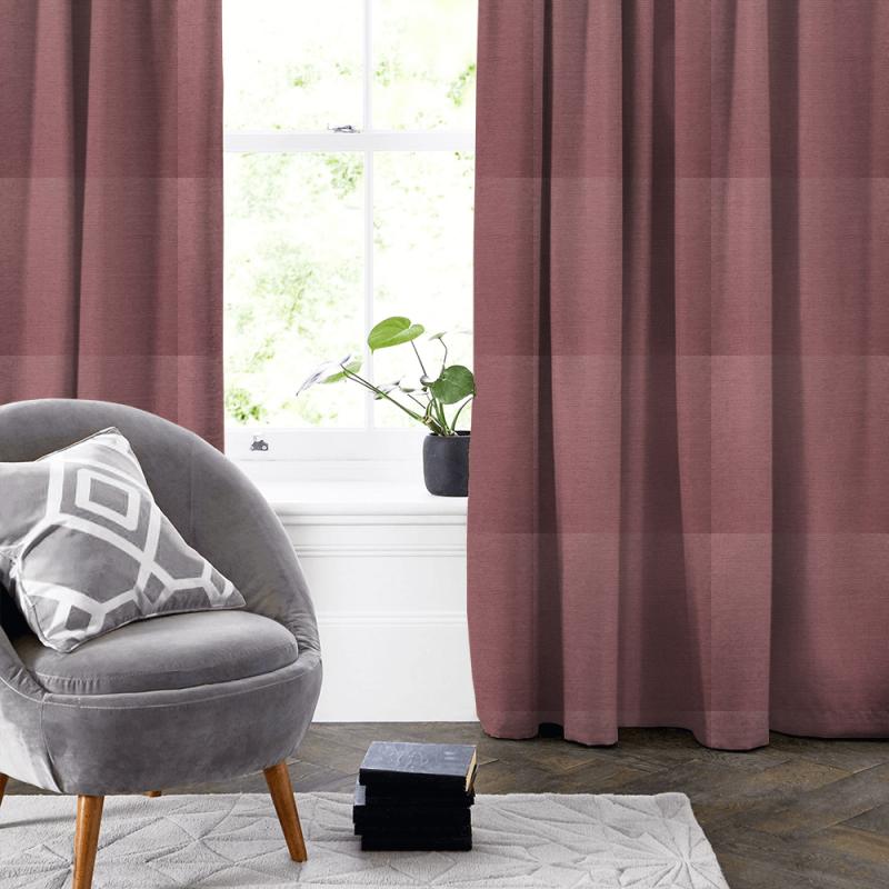 Adeline Rosewood Made To Measure Curtain iLiv Plains & Textures 8 Adeline Rosewood Made To Measure Curtain