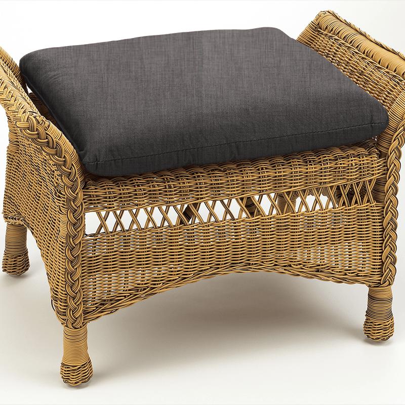 iLiv Plains & Textures 9 Eltham Charcoal Box Cushion