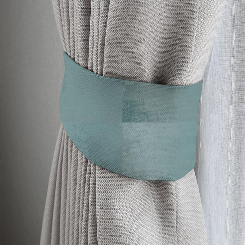 iLiv Plains & Textures 8 Espinoza Seafoam Tieback