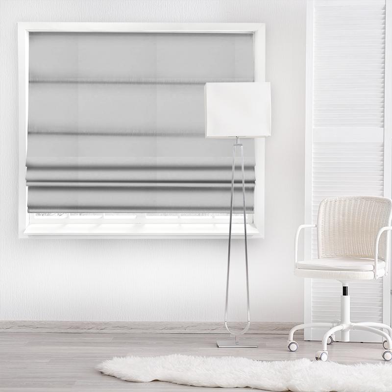 iLiv Plains & Textures 8 Espinoza Snow Made To Measure Roman Blind