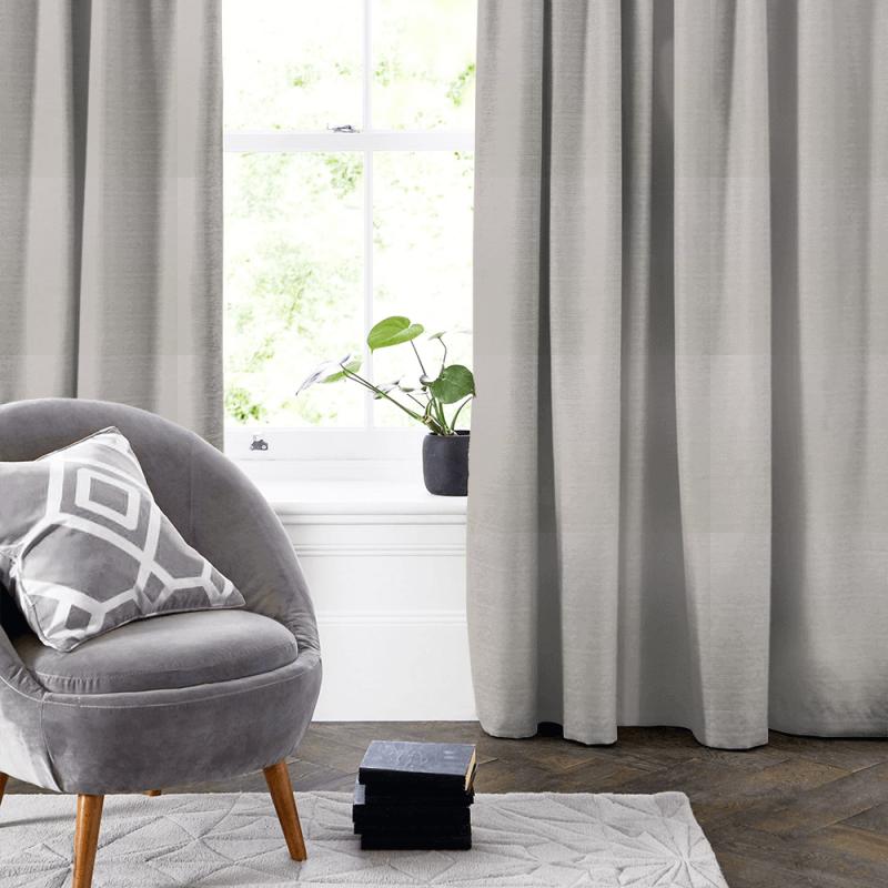 iLiv Plains & Textures 8 Everdene Ivory Made To Measure Curtain