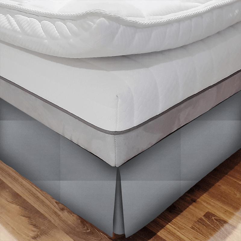 iLiv Plains & Textures 8 Wisley Blue Bed Base Valance