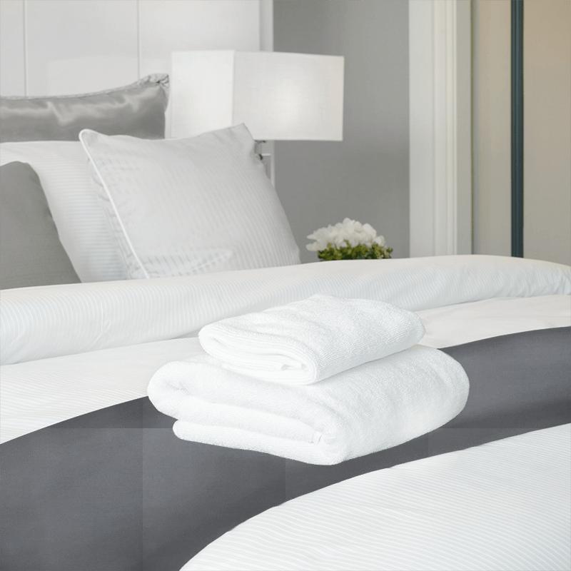 iLiv Plains & Textures 8 Wisley Blue Bed Runner