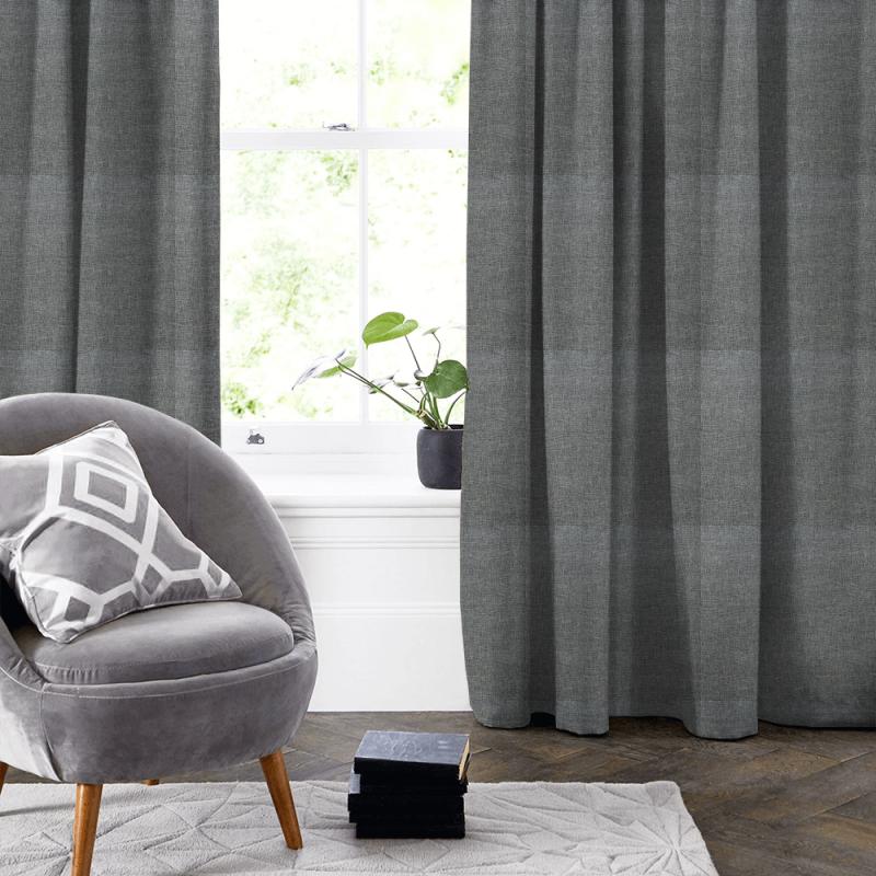 iLiv Plains & Textures 8 Zoya Seafoam Made To Measure Curtain