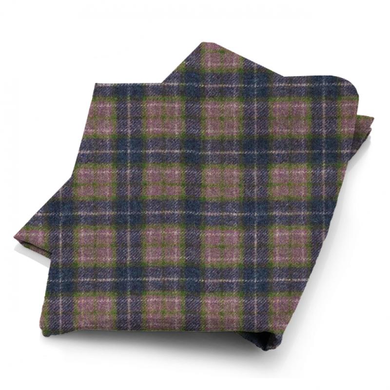 Clarke and Clarke Boston FR Mason Midnight Fabric