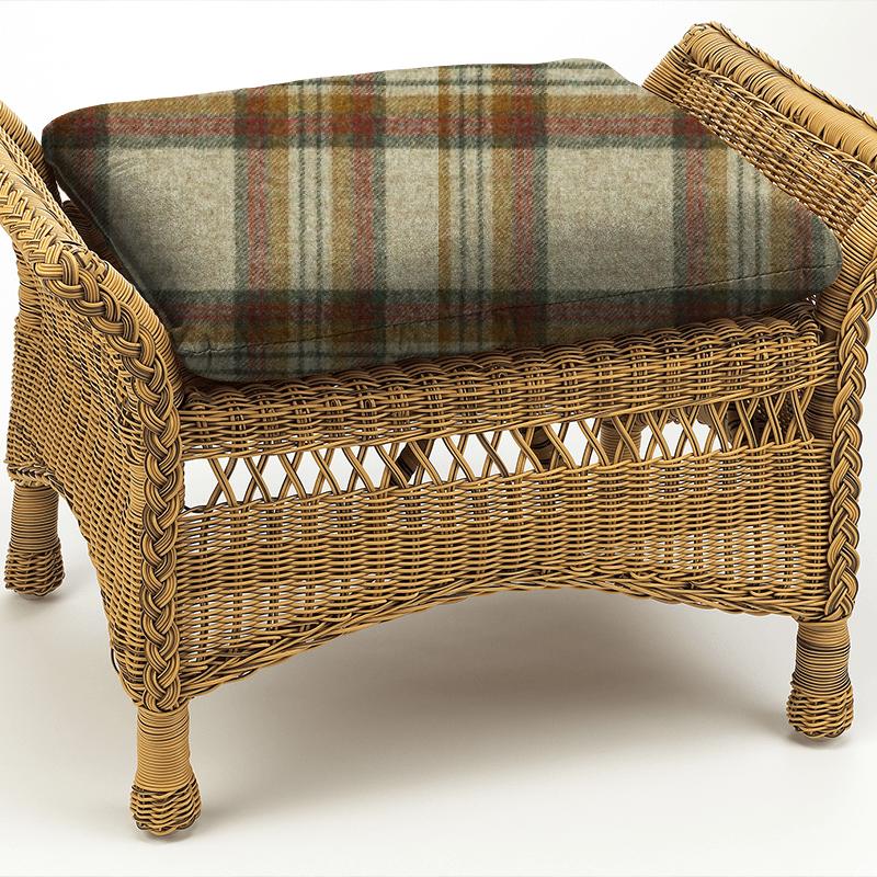 Clarke and Clarke Boston FR Mason Spice Box Cushion