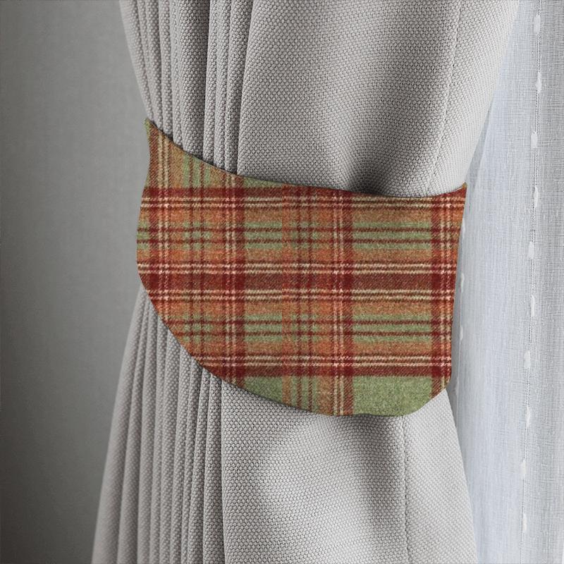 Clarke and Clarke Boston FR Monterrey Charcoal Tieback