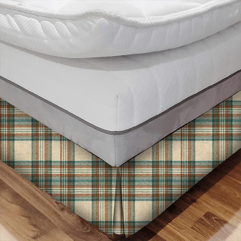 Clarke and Clarke Boston FR Monterrey Ivory Bed Base Valance