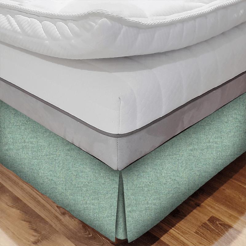 Clarke and Clarke Boston FR Monterrey Mocha Bed Base Valance