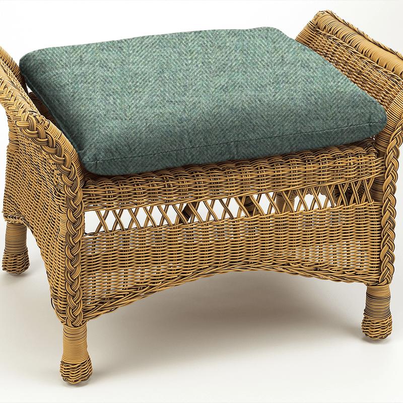 Clarke and Clarke Boston FR Monterrey Mocha Box Cushion
