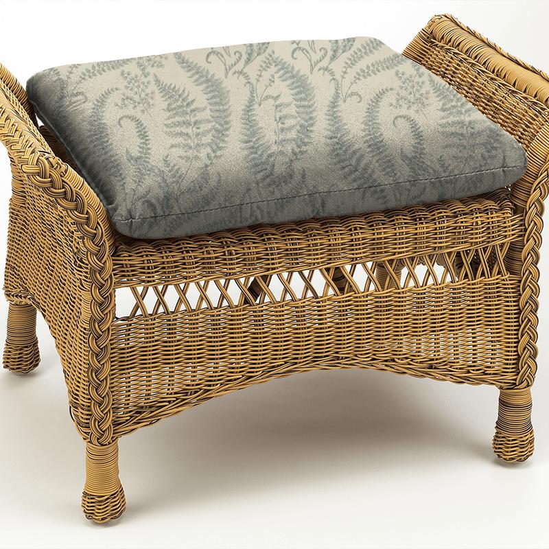 Folium Mineral Box Cushion Clarke and Clarke Eden Folium Mineral Box Cushion