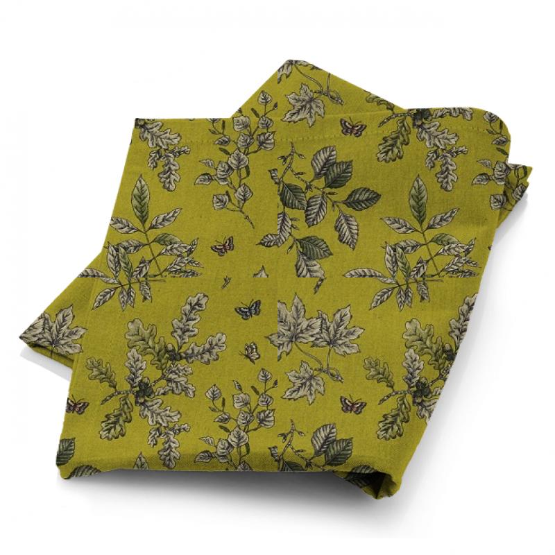 Clarke and Clarke Eden Hortus Chartreuse Fabric