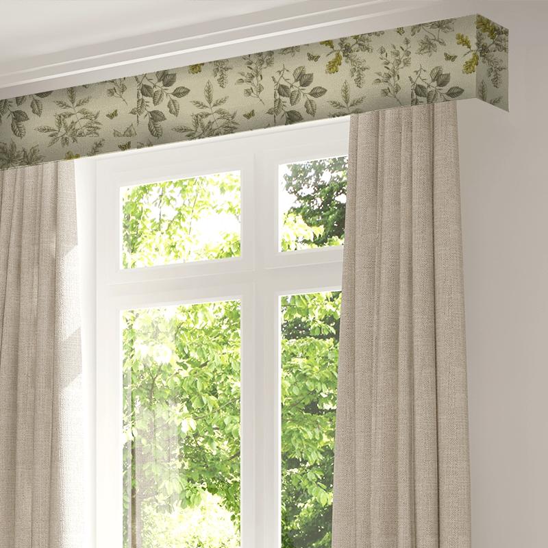 Clarke and Clarke Eden Hortus Linen Pelmet