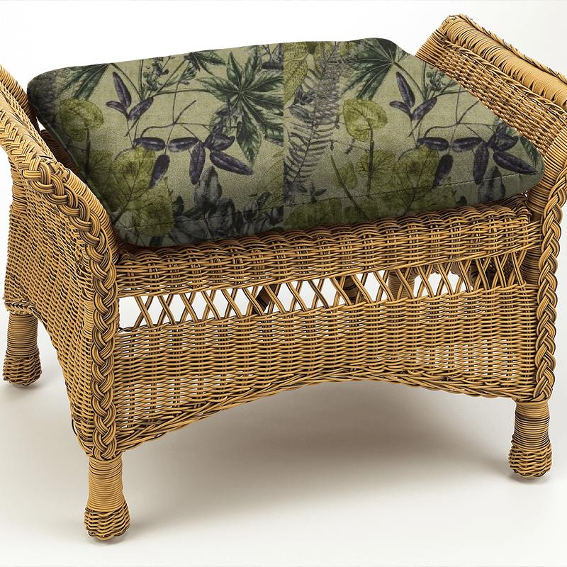 Clarke and Clarke Martello Madagascar Forest Box Cushion
