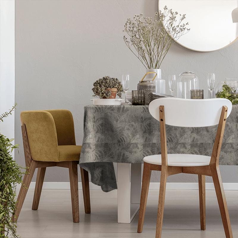 Clarke and Clarke Martello Tropicale Mocha Tablecloth