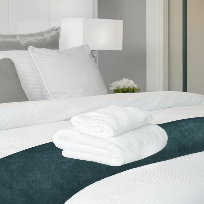 Clarke and Clarke Avalon Martello Bluebird Bed Runner