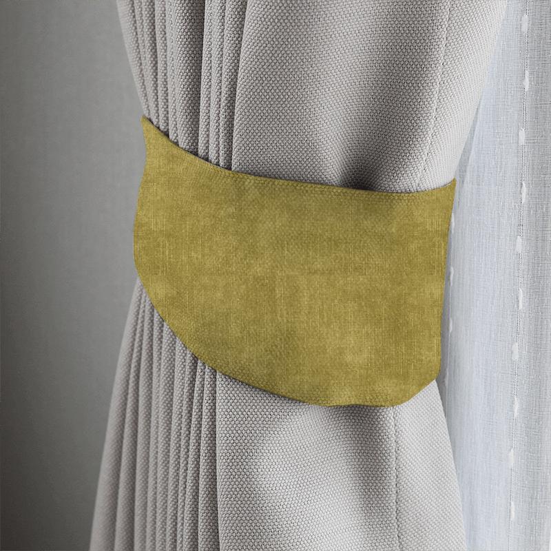 Clarke and Clarke Avalon Martello Chartreuse Tieback
