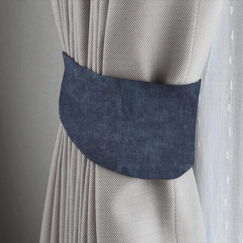 Clarke and Clarke Novara Martello Midnight Tieback