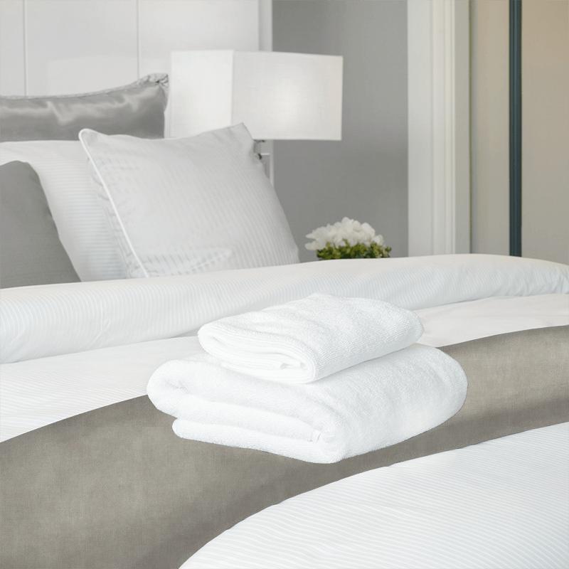 Clarke and Clarke Novara Martello Parchment Bed Runner
