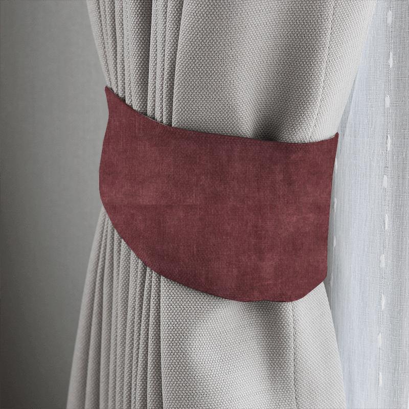 Clarke and Clarke Novara Martello Rouge Tieback