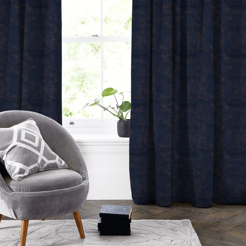 Studio G Alonso Nola Indigo Made To Measure Curtain