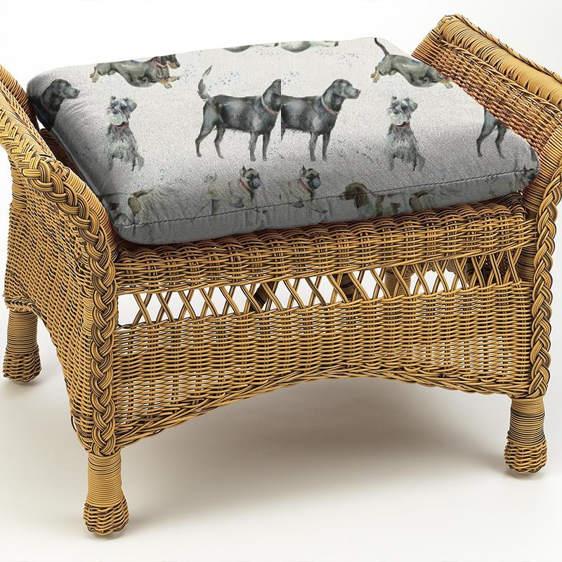 Voyage Decoration Country Book Catch Linen Box Cushion