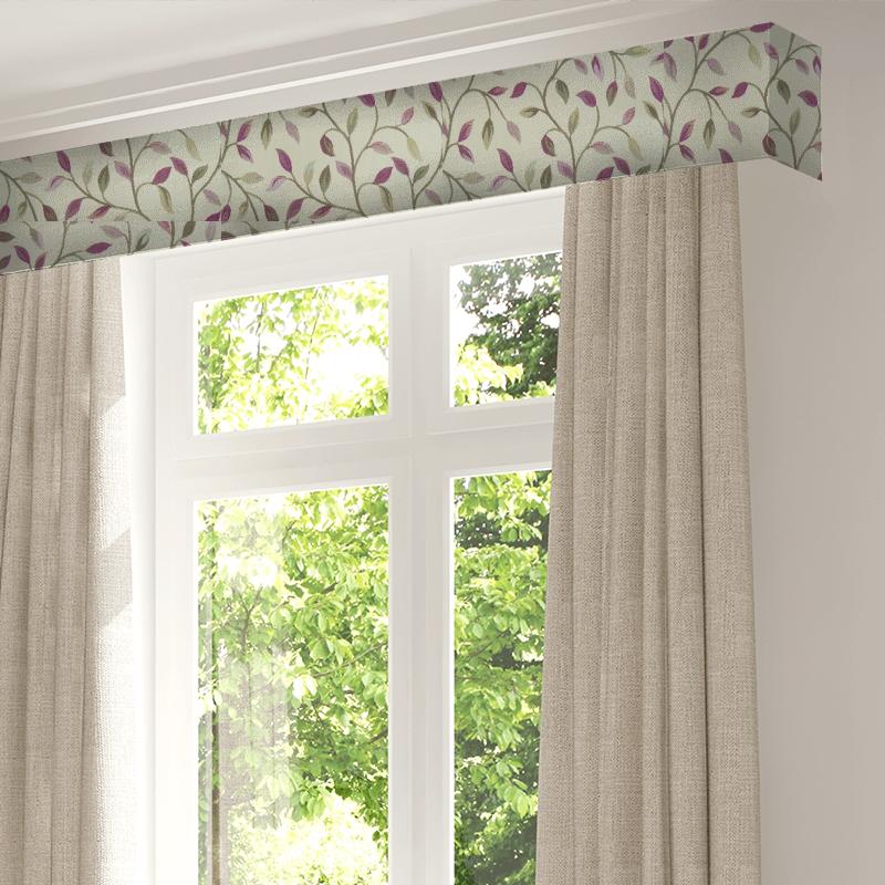 Cervino Mulberry Pelmet Voyage Decoration Country Book Cervino Mulberry Pelmet