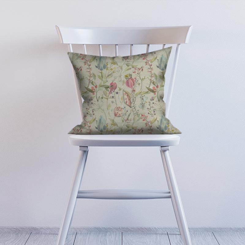 Voyage Decoration Edenmuir Kelston Sorbet Linen Cushion