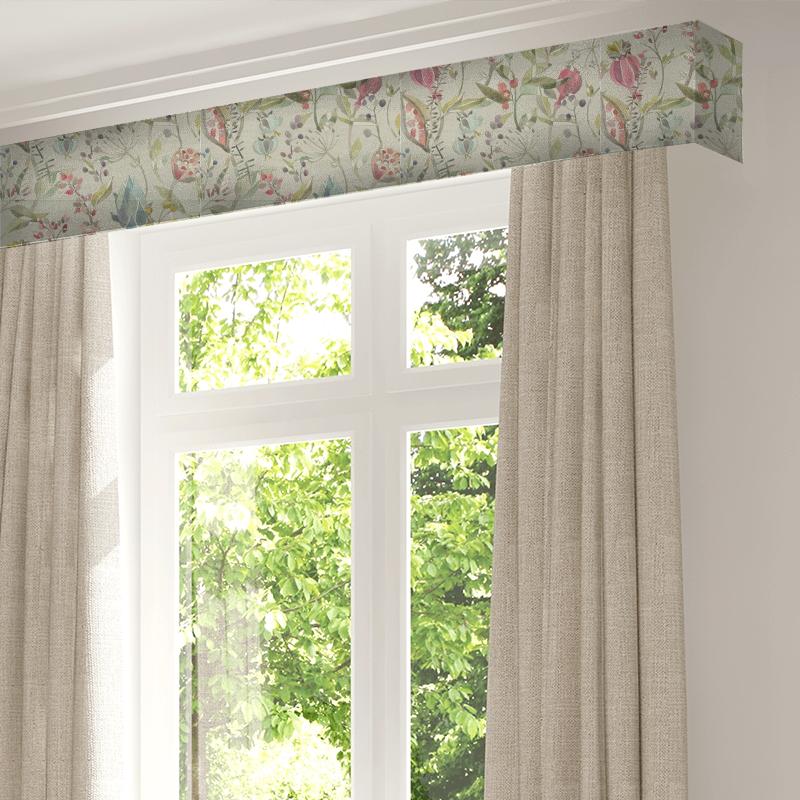 Voyage Decoration Edenmuir Kelston Sorbet Linen Pelmet