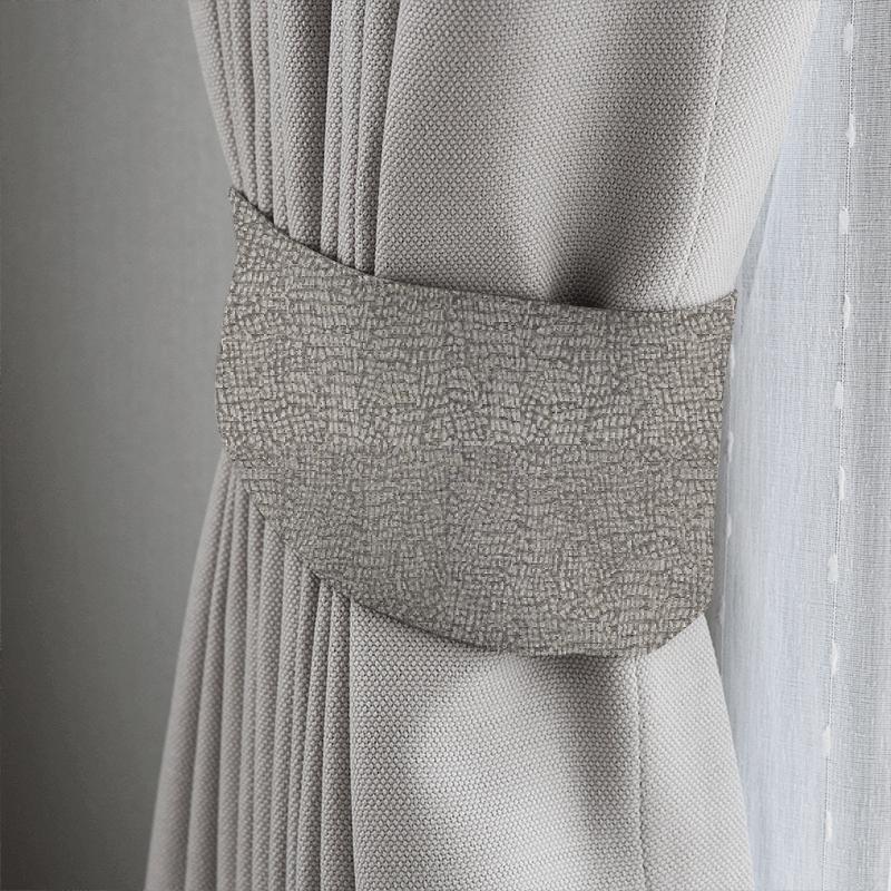 Fryetts Acacia Serpa Charcoal Tieback