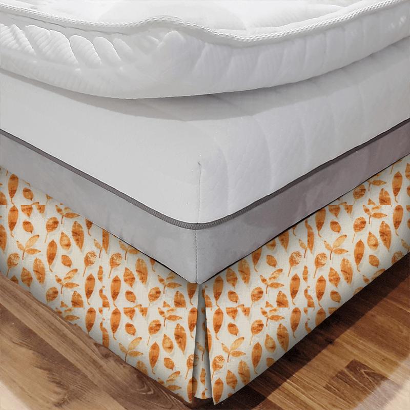 Fryetts Como Tivoli Burnt Orange Bed Base Valance