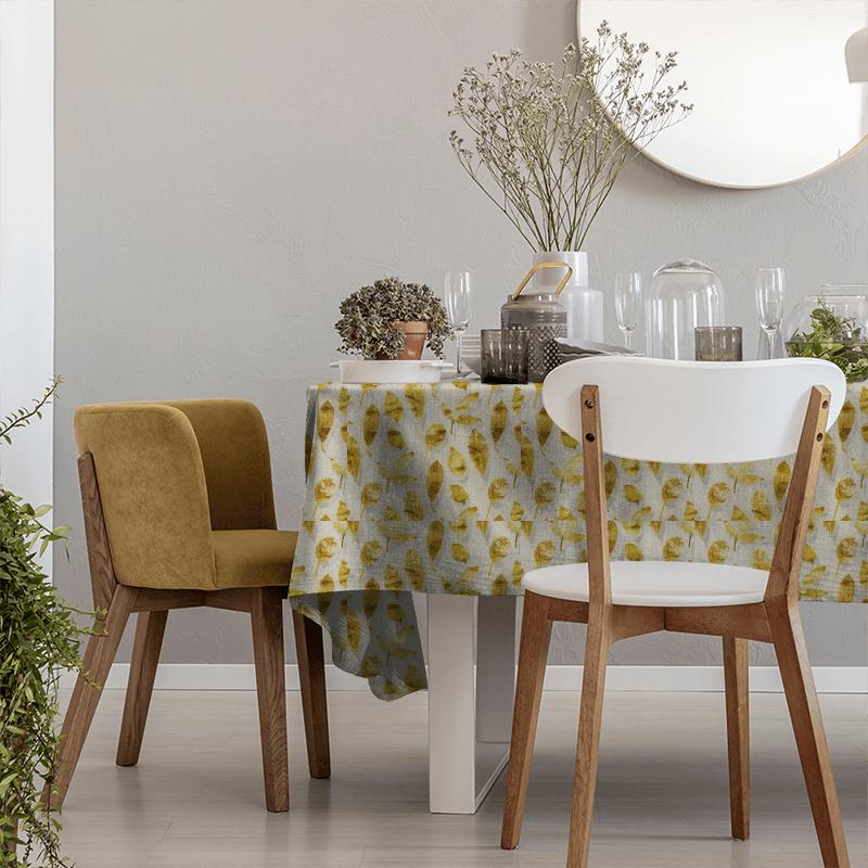 Fryetts Como Tivoli Ochre Tablecloth