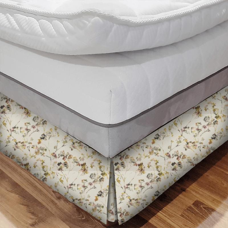 Porter & Stone Country Chic Boxgrove Ochre Bed Base Valance