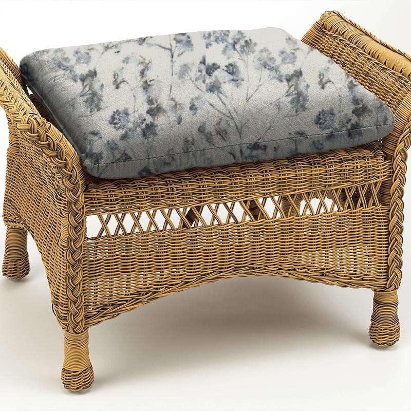 Porter & Stone Country Chic Boxgrove Teal Box Cushion