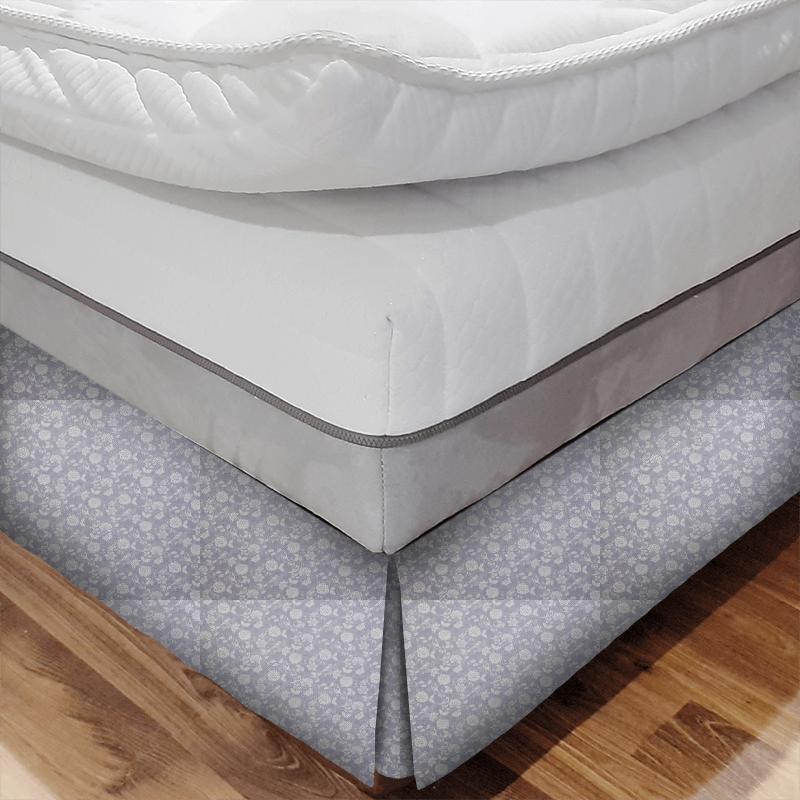 iLiv Henley Bird Garden Print Lavender Bed Base Valance