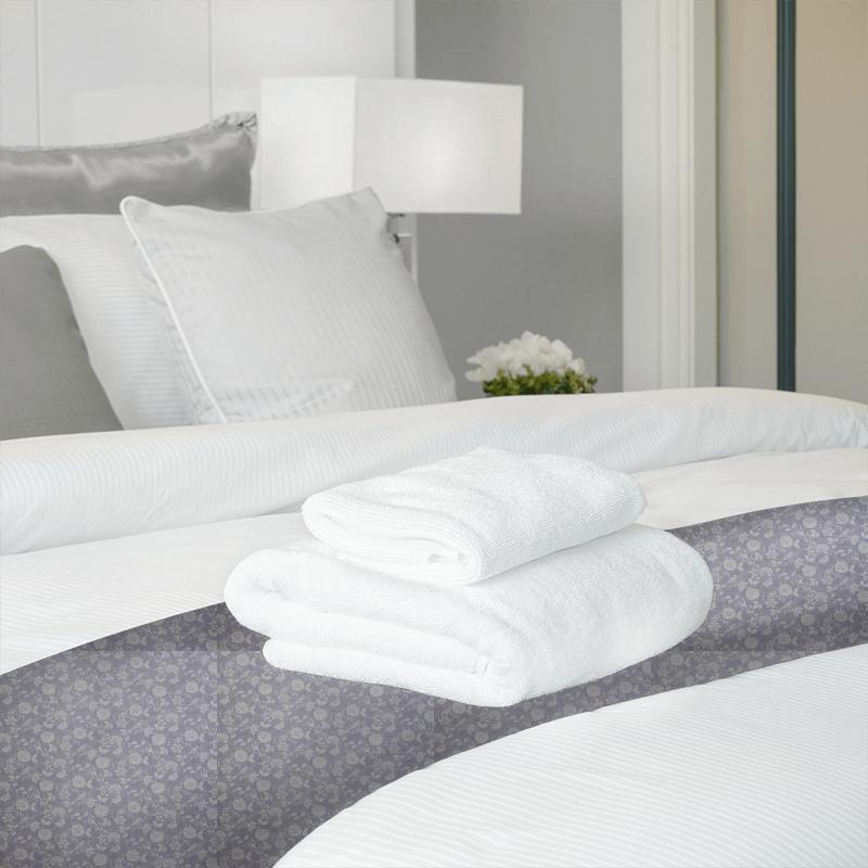 Bird Garden Print Lavender Bed Runner iLiv Henley Bird Garden Print Lavender Bed Runner