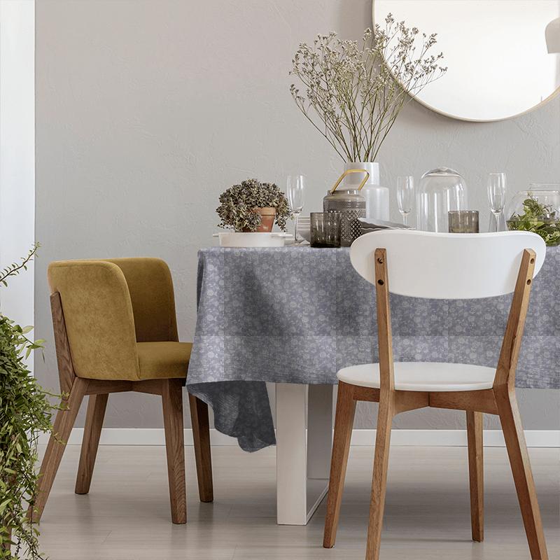 iLiv Henley Bird Garden Print Lavender Tablecloth