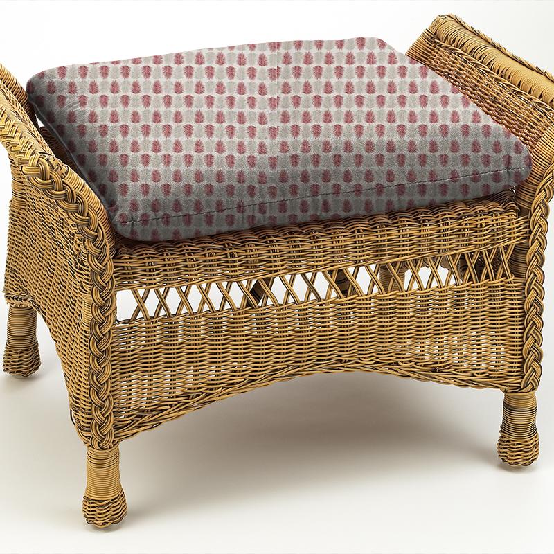 iLiv Maldives Alfresco Pomegranate Box Cushion