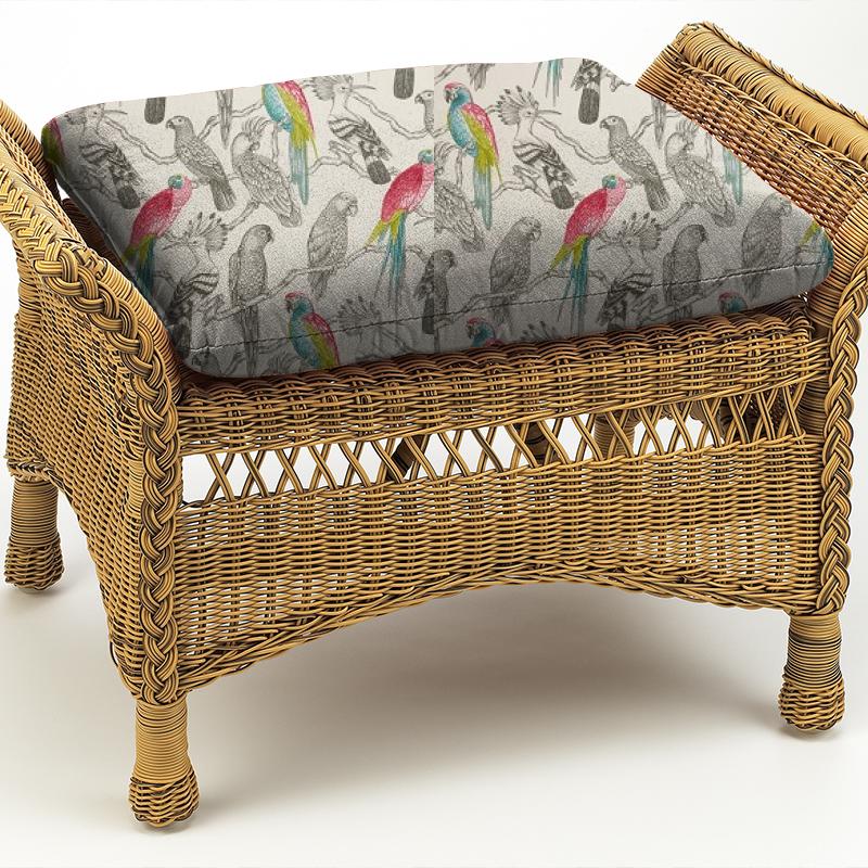 iLiv Maldives Aviary Begonia Box Cushion