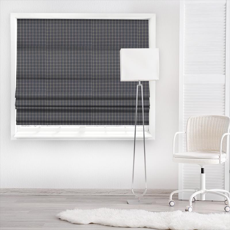 iLiv Pembury Windsor French Blue Made To Measure Roman Blind