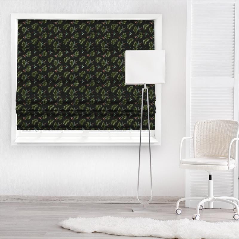 iLiv Rainforest Montserrat Papaya Made To Measure Roman Blind
