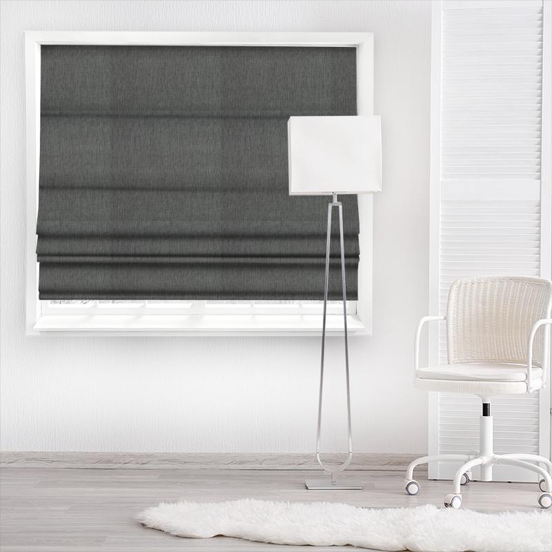 Bill Beaumont Athens Apollo Smoke Made To Measure Roman Blind