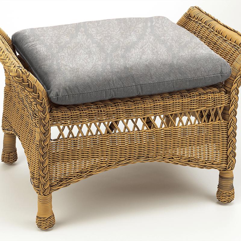 Bill Beaumont Daydream Serene Oystershell Box Cushion