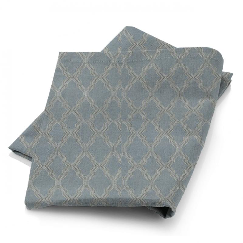 Bill Beaumont Euphoria Frenzy Stone Blue Fabric