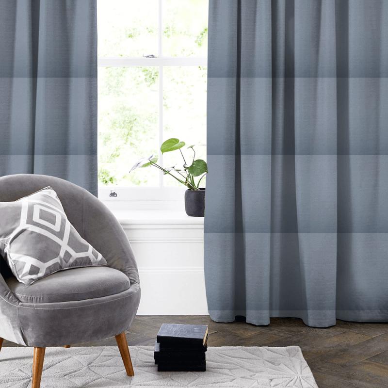Bill Beaumont Infusion Nicole Earl Blue Made To Measure Curtain
