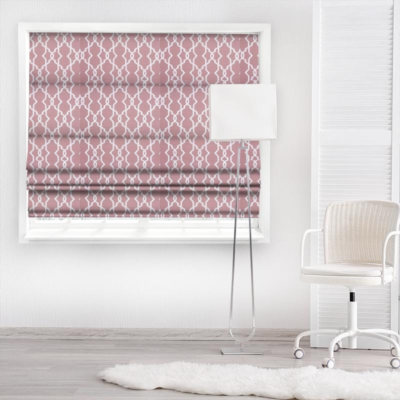 Wayfarer Dusky Pink Made To Measure Roman Blind Bill Beaumont Journey Wayfarer Dusky Pink Made To Measure Roman Blind