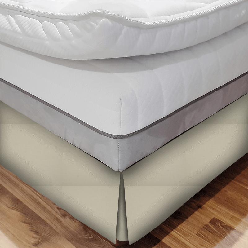 Skylar Parchment Bed Base Valance Bill Beaumont Simply Plains 2 Skylar Parchment Bed Base Valance