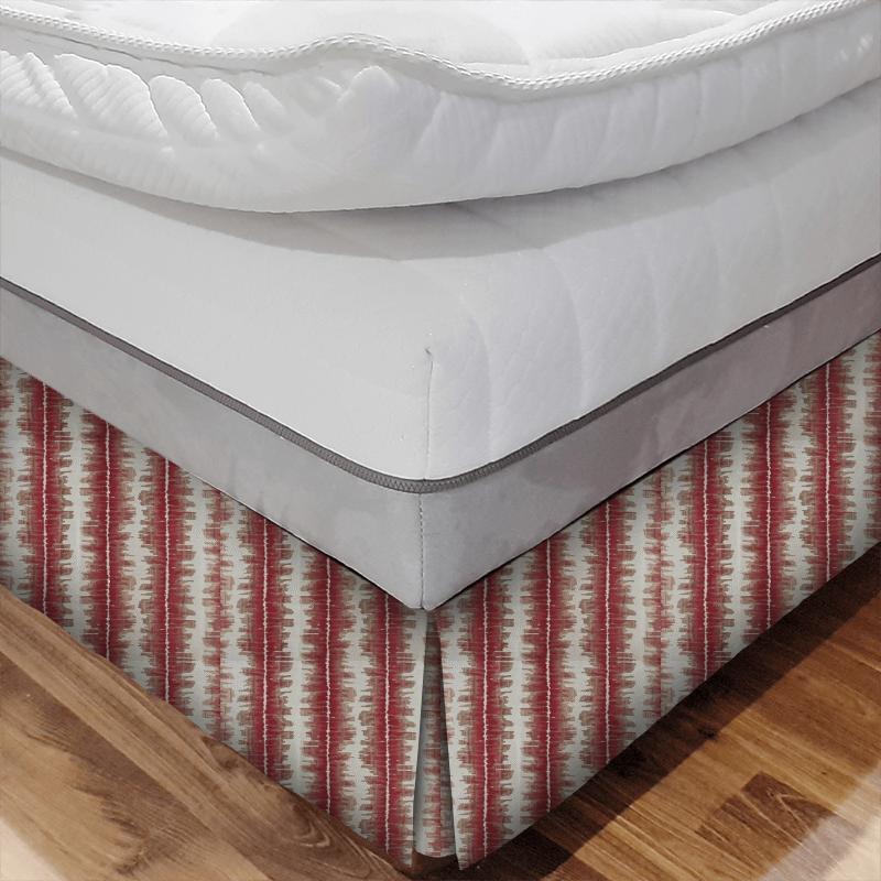 Bill Beaumont Woodstock Beat Cherry Red Bed Base Valance