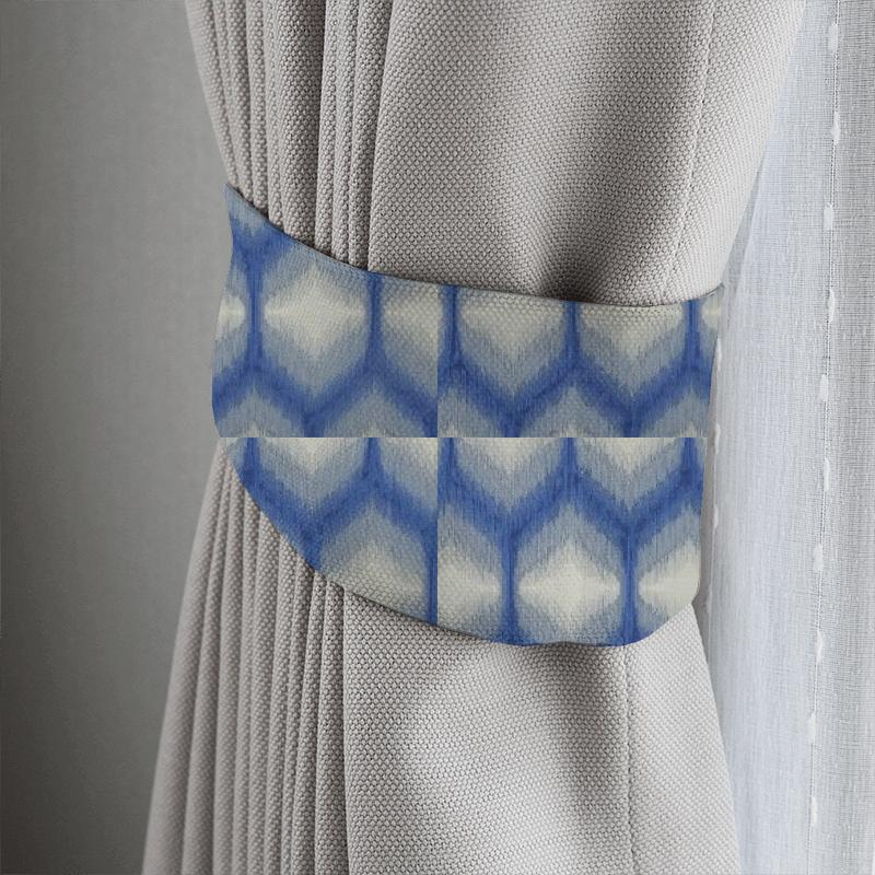 Impulse Cornflower Blue Tieback Bill Beaumont Woodstock Impulse Cornflower Blue Tieback