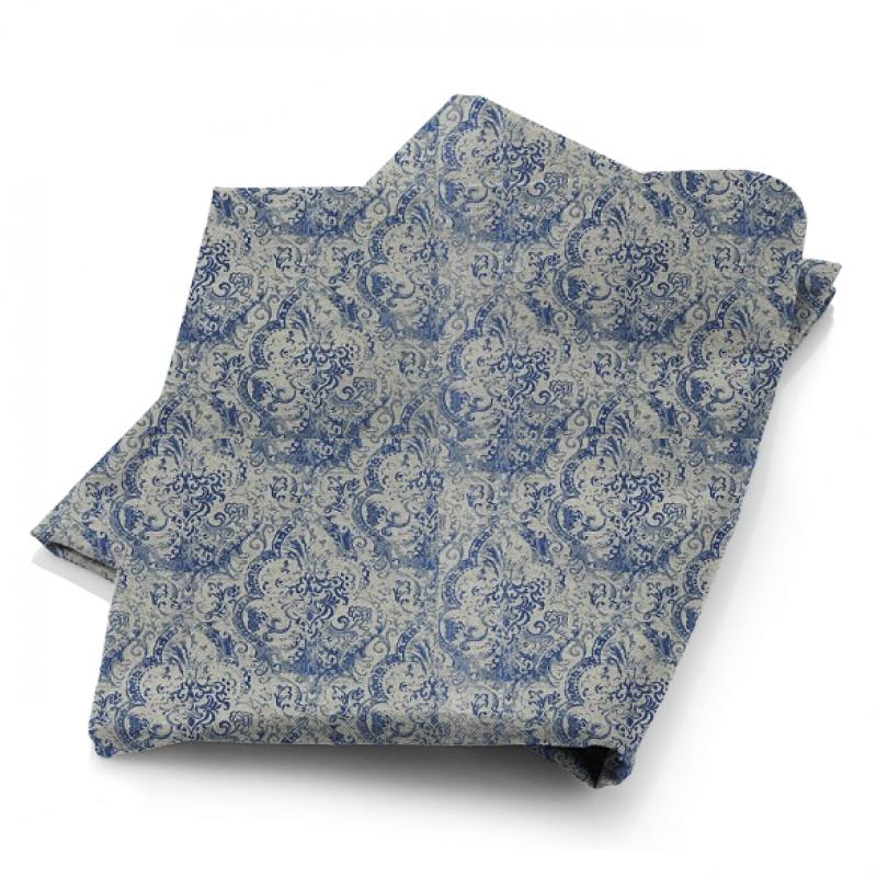 Bill Beaumont Woodstock Vivid Cornflower Blue Fabric